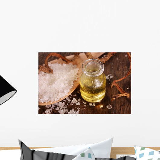 Spa with Aromatherapy Oil Wall Decal