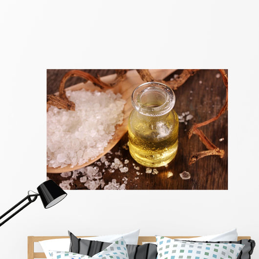 Spa with Aromatherapy Oil Wall Decal