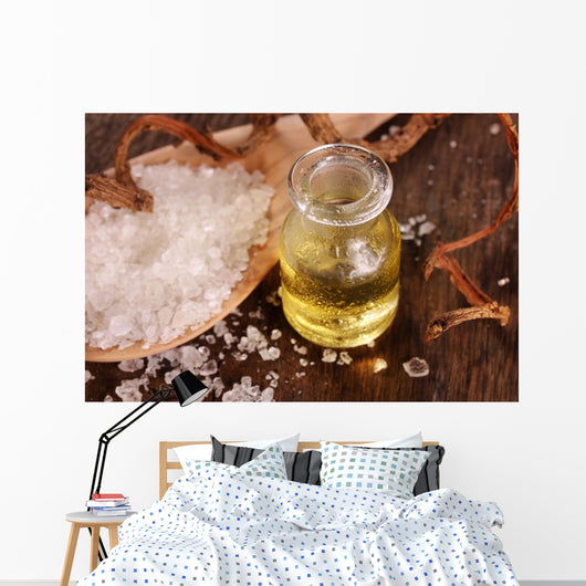 Spa with Aromatherapy Oil Wall Decal