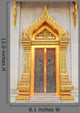 Thai Temple Door with