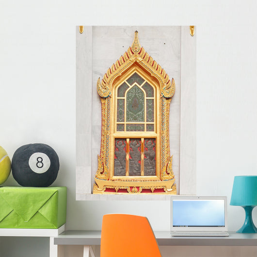 Thai Temple Window with