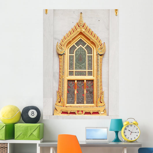 Thai Temple Window with