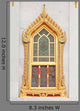 Thai Temple Window with