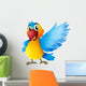 A cheerful parrot Wall Decal
