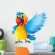 A cheerful parrot Wall Decal
