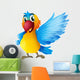 A cheerful parrot Wall Decal