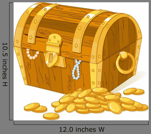Treasure Chest Wall Decal