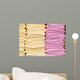 Yellow and Pink Towels Wall Mural