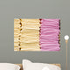 Yellow and Pink Towels Wall Mural