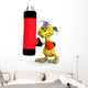 Cute Cartoon Monster Punching