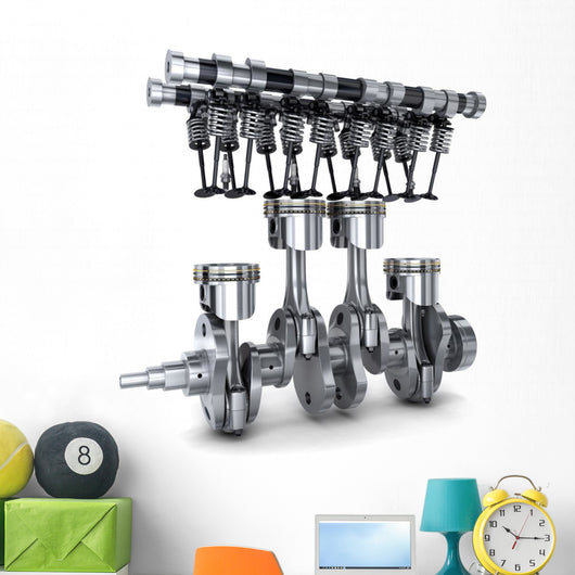 Crankshaft and camshaft Wall Decal