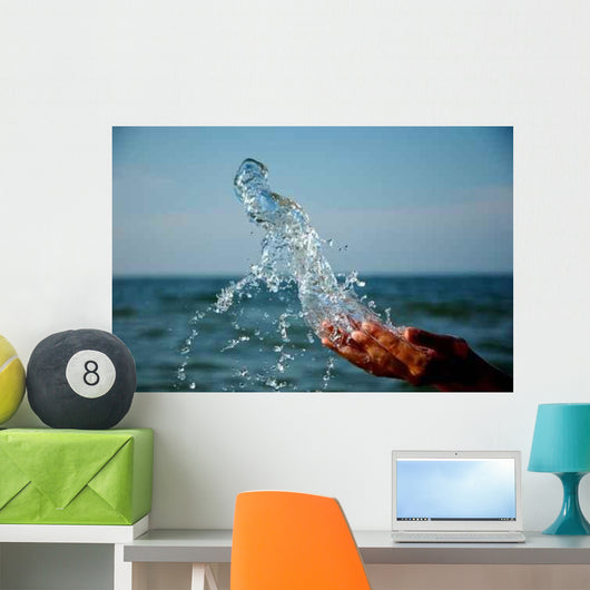 Water-hand Wall Decal