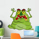 Ugly monster cartoon Wall Decal
