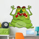 Ugly monster cartoon Wall Decal