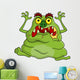 Ugly monster cartoon Wall Decal