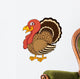 Turkey Cartoon Wall Decal