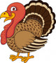 Turkey cartoon Wall Decal