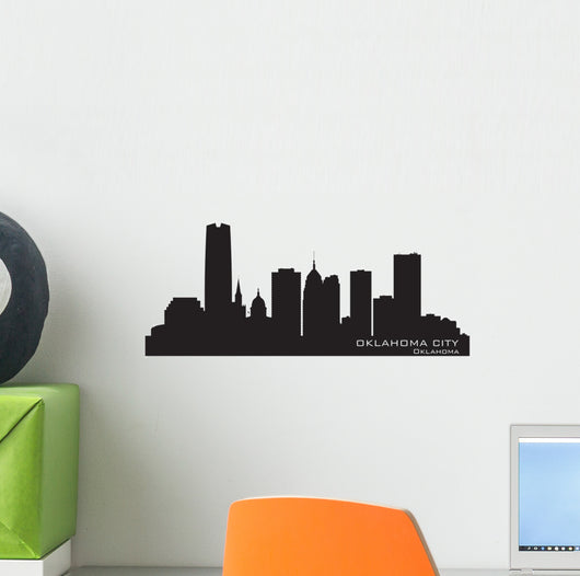 Oklahoma City Skyline Detailed