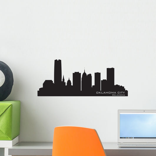 Oklahoma City Skyline Detailed