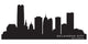 Oklahoma City Skyline Detailed