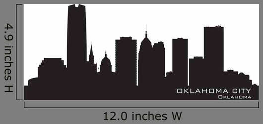 Oklahoma City Skyline Detailed