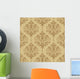Damask Seamless Vector Pattern Wall Decal