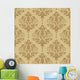 Damask Seamless Vector Pattern Wall Decal