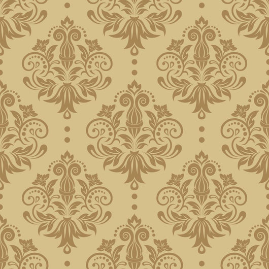 Damask Seamless Vector Pattern Wall Decal