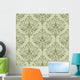 Seamless Light Damask Pattern Wall Decal