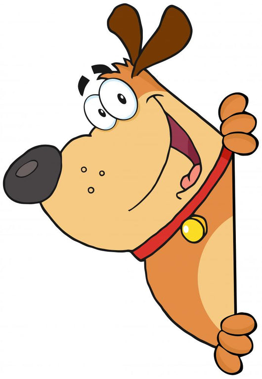 Fat Dog Looking around