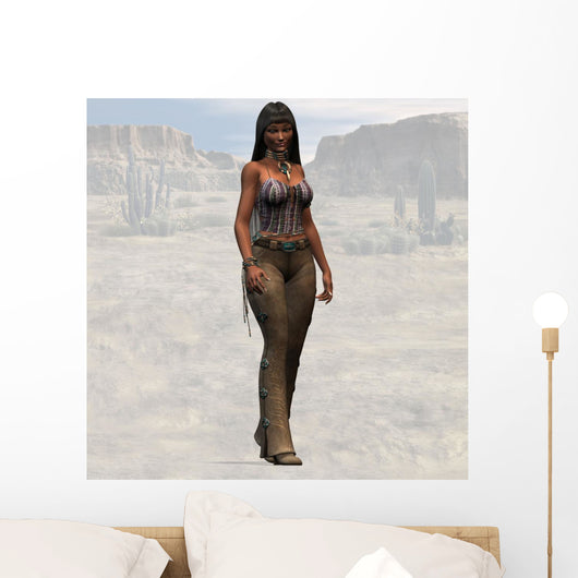 Wild West Series with Wall Mural