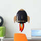 Blue Rocket Spaceship Wall Decal