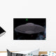 Unidentified Flying Object from Outerspace with Background Wall Mural