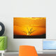 African Sunset Wall Decal