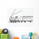 Drawing Train Squared Paper