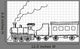 Drawing Train Squared Paper