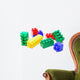 Colored Lego Bricks Wall Decal