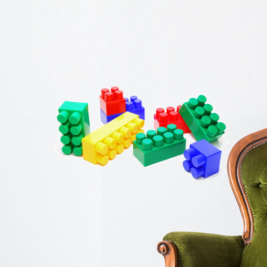 Colored Lego Bricks Wall Decal