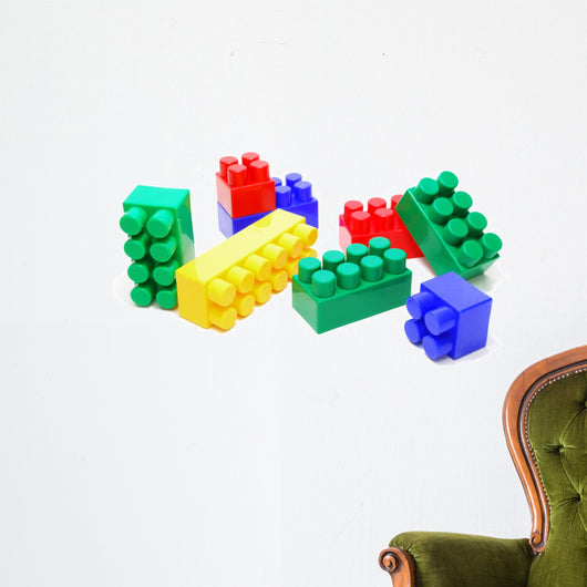 Colored Lego Bricks Wall Decal