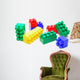 Colored Lego Bricks Wall Decal