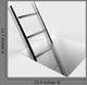 3D Illustration Ladder Square