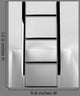 3D Illustration Ladder Square