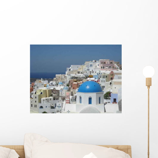 Santorin Coupole Wall Decal