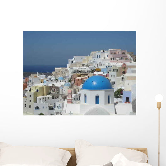 Santorin Coupole Wall Decal