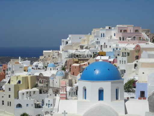 Santorin Coupole Wall Decal