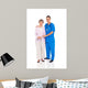 Beautiful Young Nurse and Wall Decal