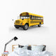 School Bus White Wall Decal