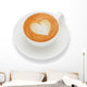Latte Art Heart Shape