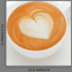 Latte Art Heart Shape
