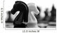 black and white knights Wall Mural